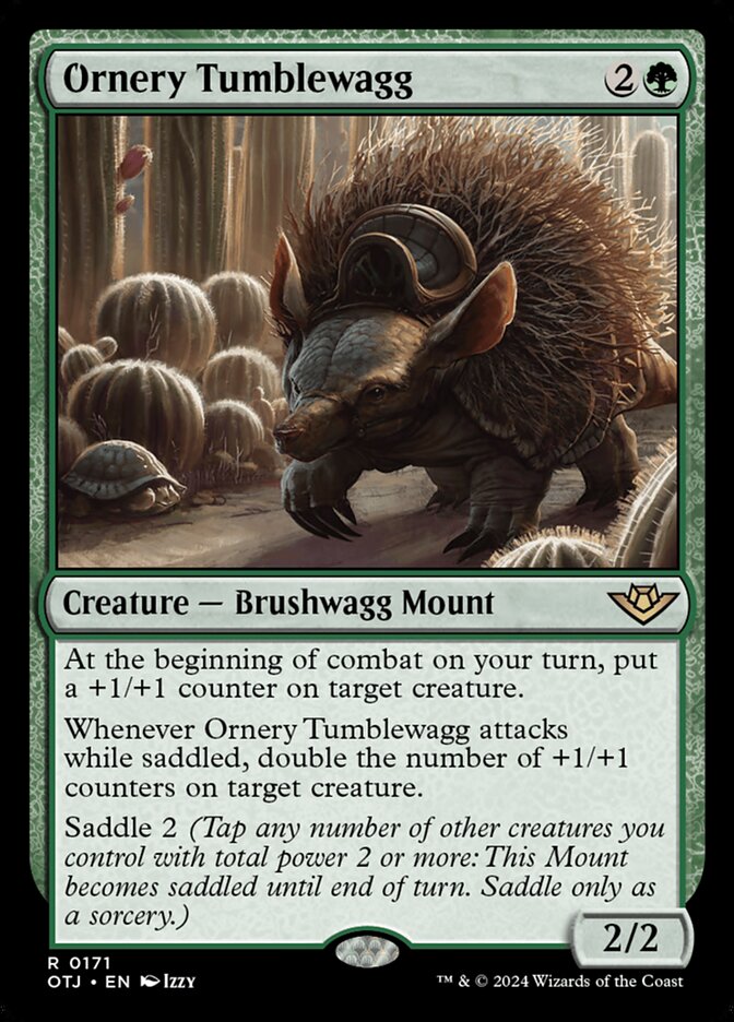 Ornery Tumblewagg, Outlaws of thunder junction Card Art