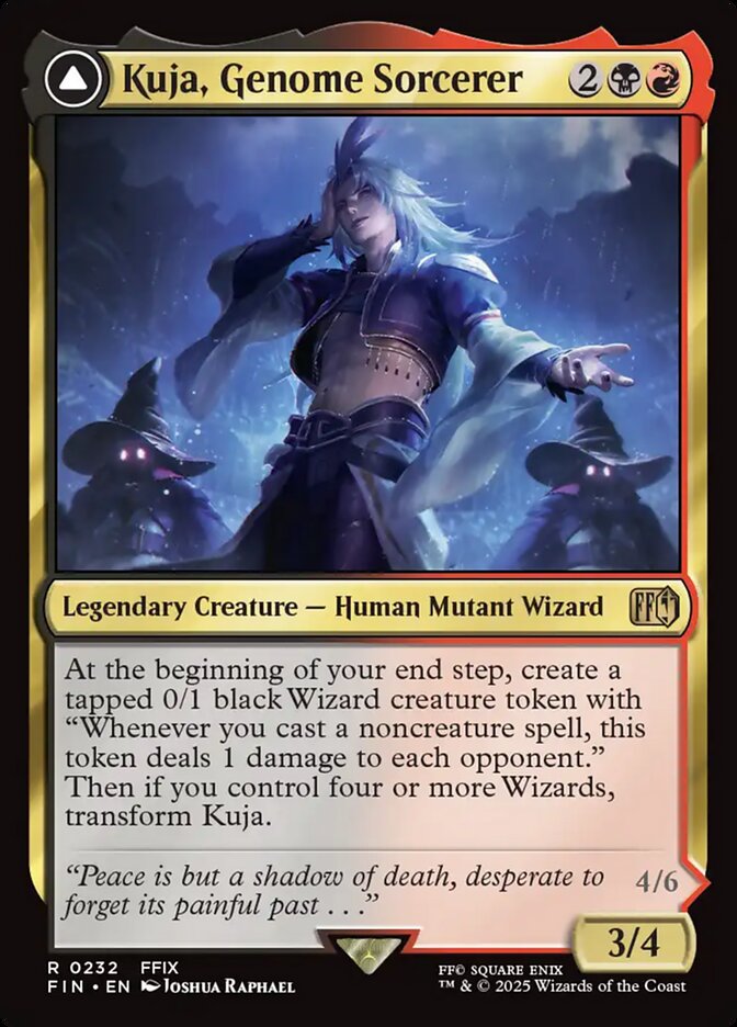 Kuja, Genome Sorcerer // Trance Kuja, Fate Defied, Final fantasy Card Art