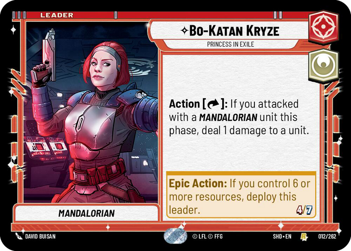 Bo-Katan Kryze, Princess in Exile