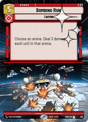 Bombing Run - Hyperspace Foil