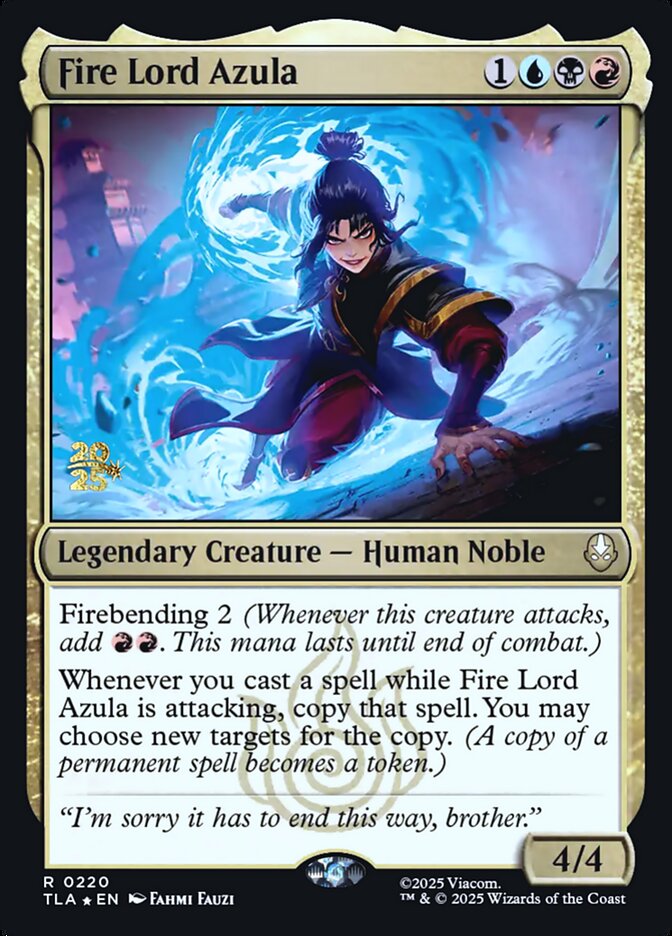 Fire Lord Azula, Avatar: The Last Airbender Promos Card Art