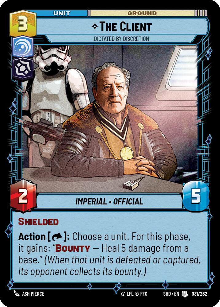 The Client, Dictated by Discretion - Foil