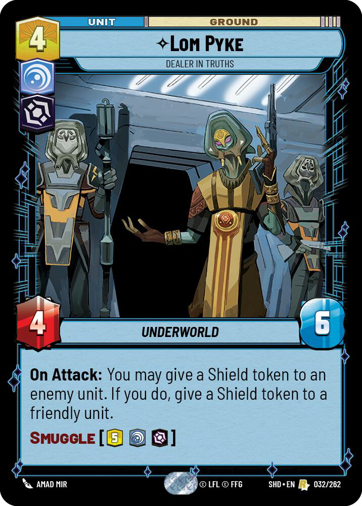 Lom Pyke, Dealer in Truths - Foil