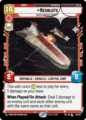 Resolute, Under Anakin&