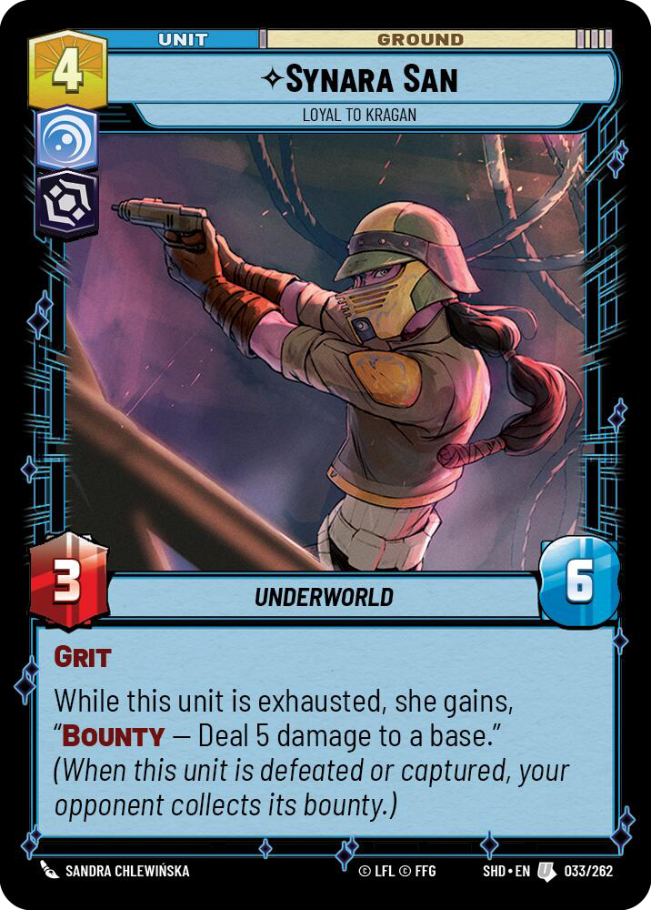 Synara San, Loyal to Kragan - Foil