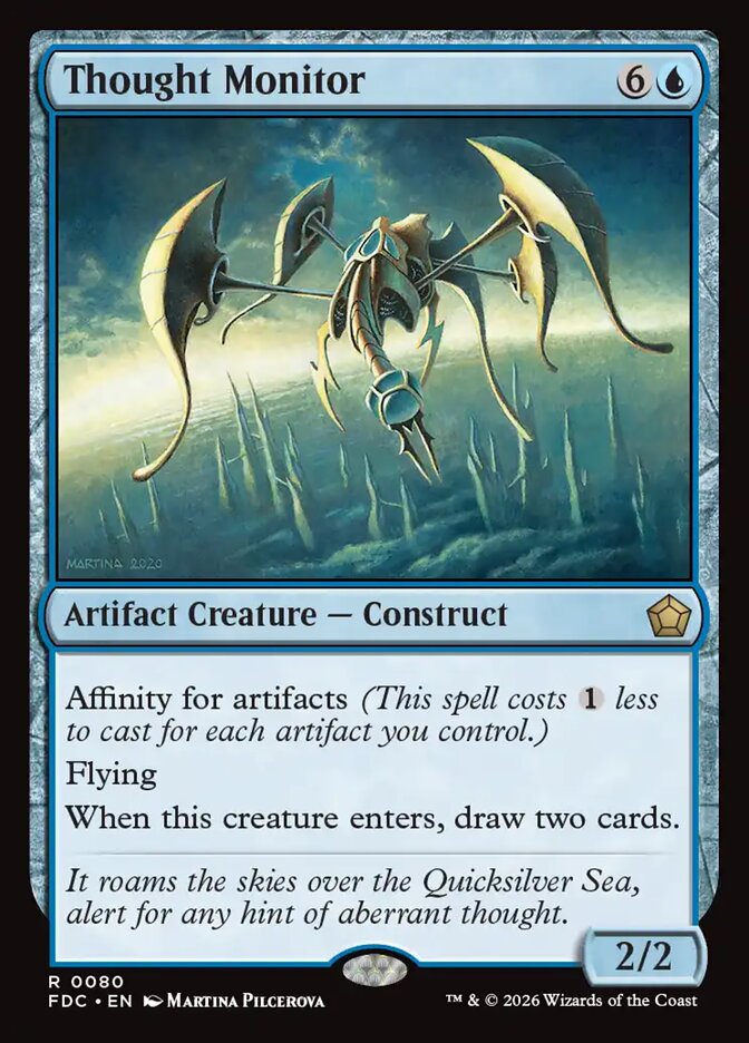 Thought Monitor, Foundations Commander Card Art