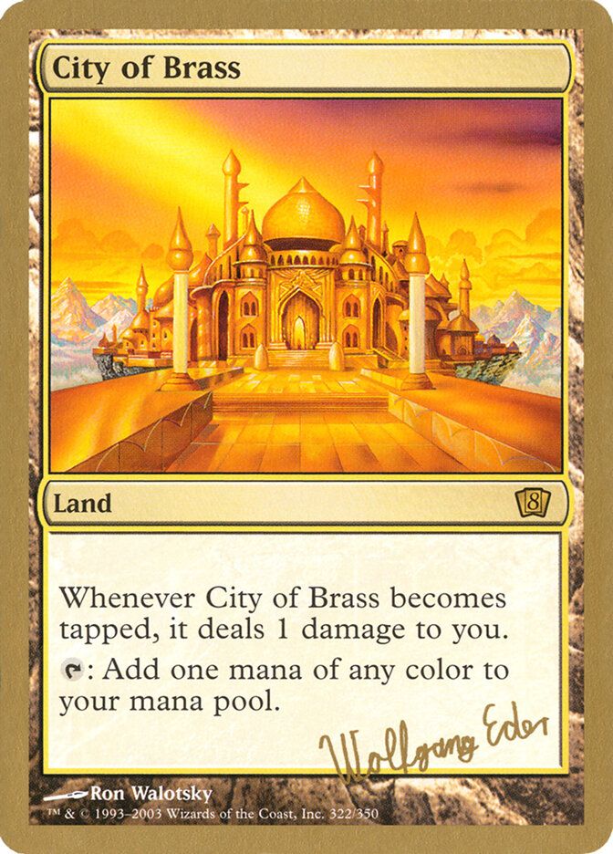 City of Brass, World Championship Decks 2003 Card Art