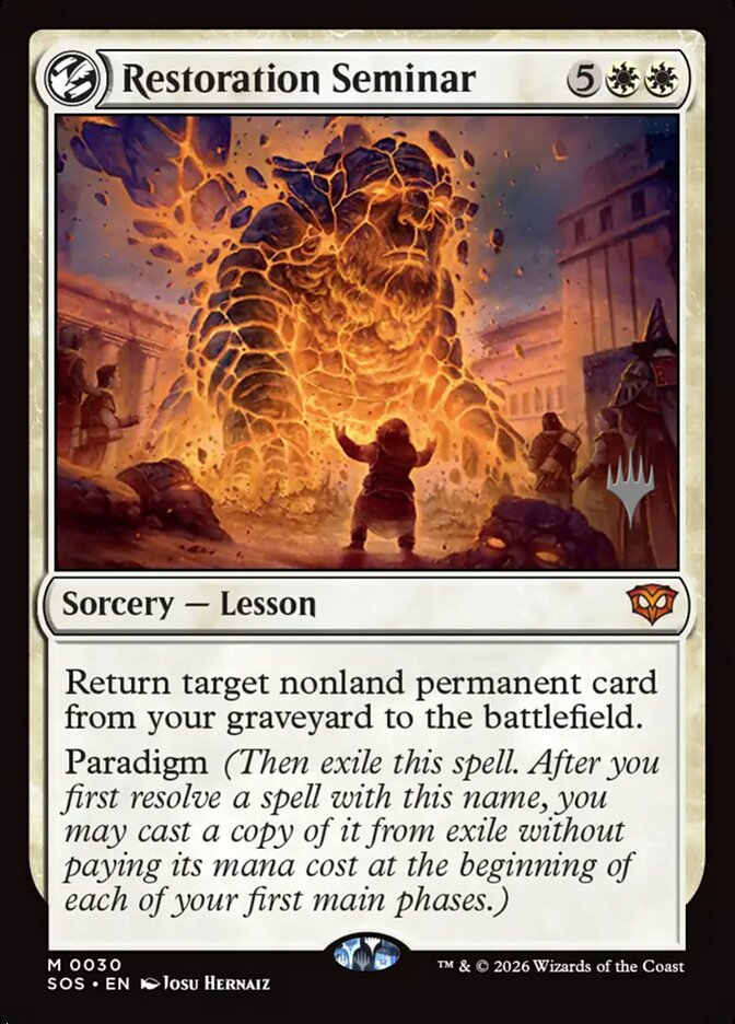 Restoration Seminar, Secrets Of Strixhaven Promos Card Art