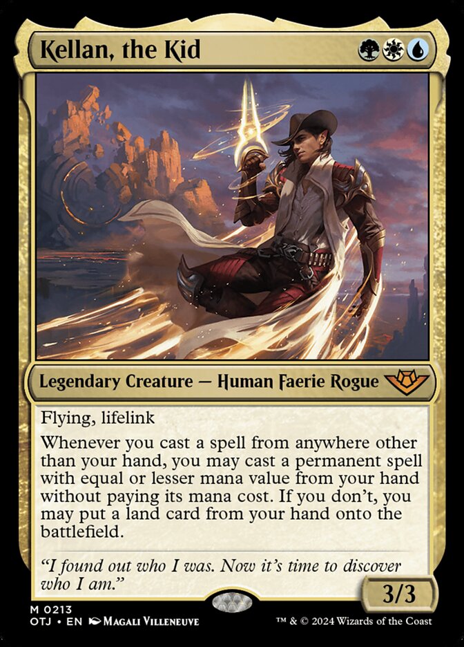 Kellan, the Kid, Outlaws Of Thunder Junction Card Art