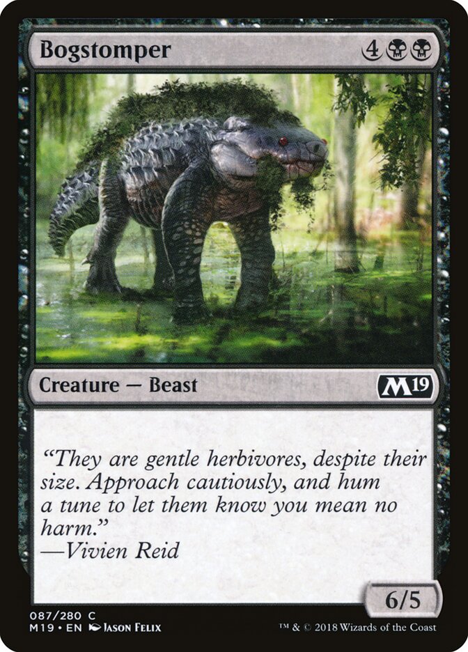 Bogstomper, Core Set 2019 Card Art