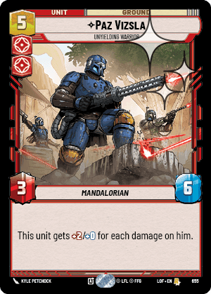 Paz Vizsla, Unyielding Warrior - Foil