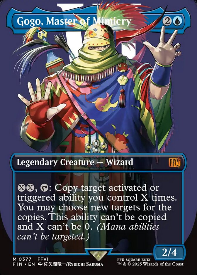 Gogo, Master of Mimicry, Final fantasy Card Art