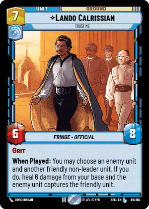 Lando Calrissian, Trust Me
