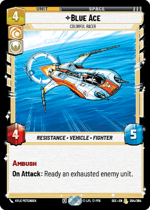 Blue Ace, Colorful Racer