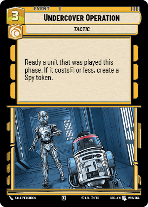 Undercover Operation