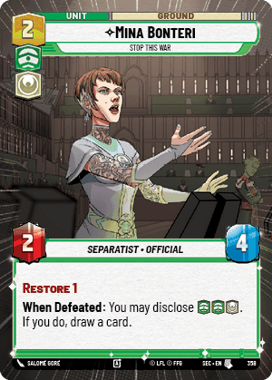 Mina Bonteri, Stop This War - Hyperspace
