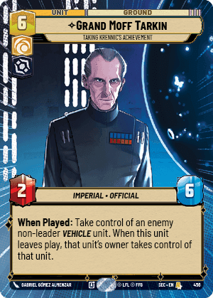 Grand Moff Tarkin, Taking Krennic&