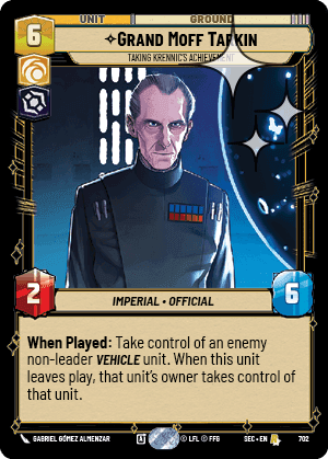 Grand Moff Tarkin, Taking Krennic&