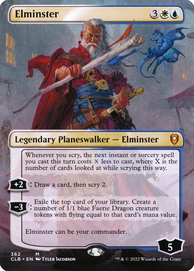 Elminster, Commander legends: battle for baldur&