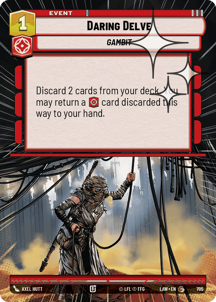 Daring Delve - Hyperspace Foil