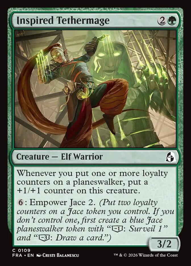 Inspired Tethermage, Reality Fracture Card Art
