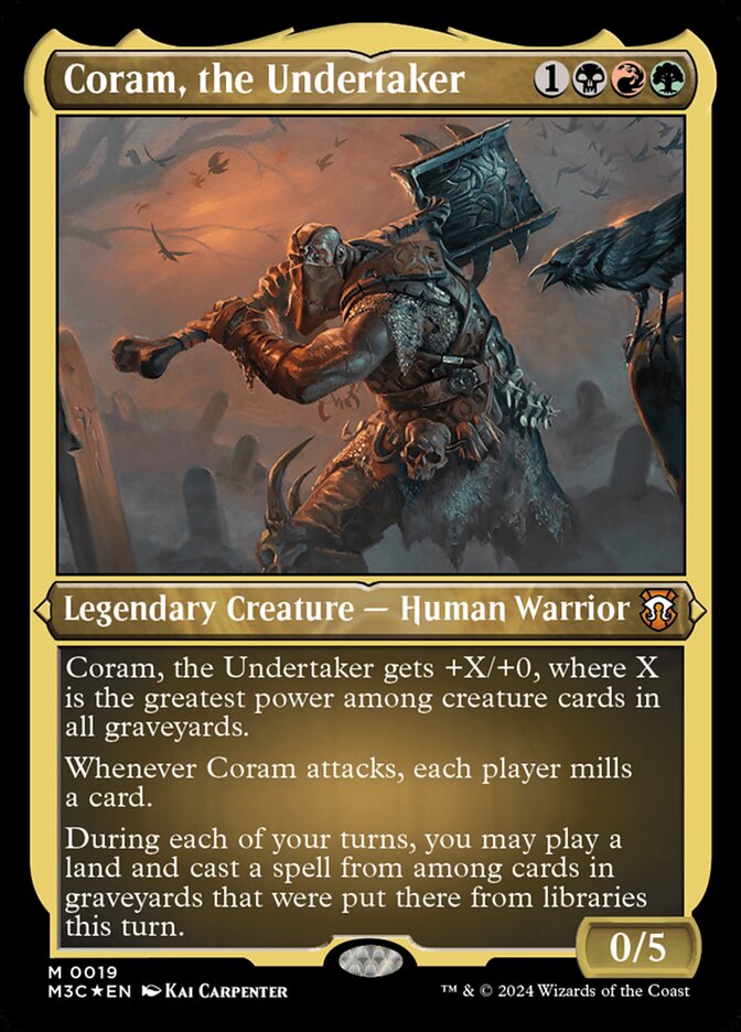 Coram, the Undertaker, Modern Horizons 3 Commander Card Art