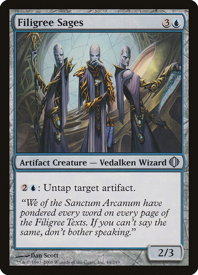 Filigree Sages, Shards Of Alara Card Art