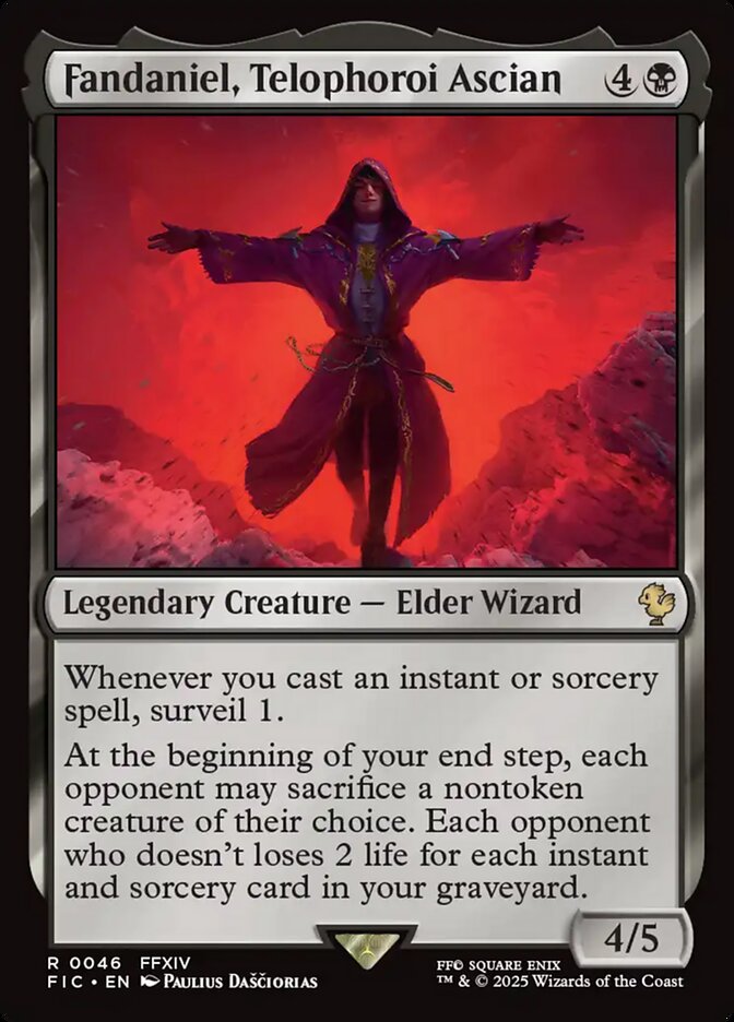 Fandaniel, Telophoroi Ascian, Final fantasy commander Card Art