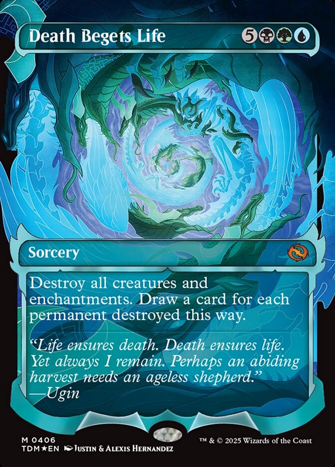 Death Begets Life, Tarkir: dragonstorm Card Art