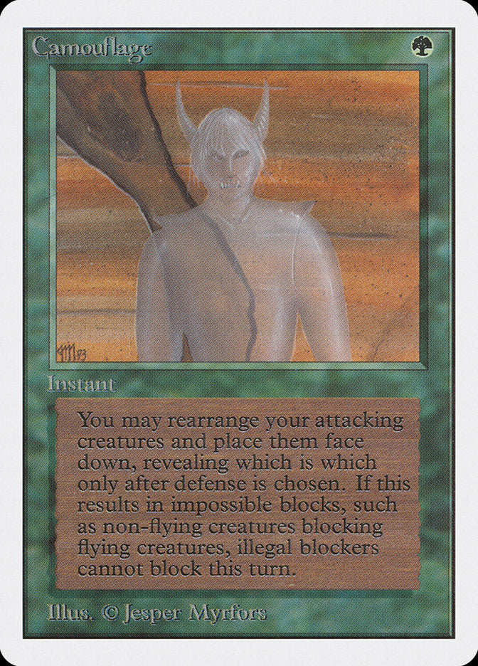 Camouflage, Unlimited edition Card Art