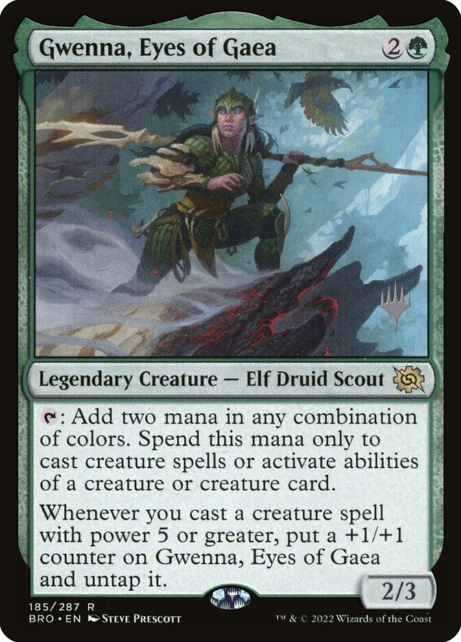 Gwenna, Eyes of Gaea, The Brothers' War Promos Card Art