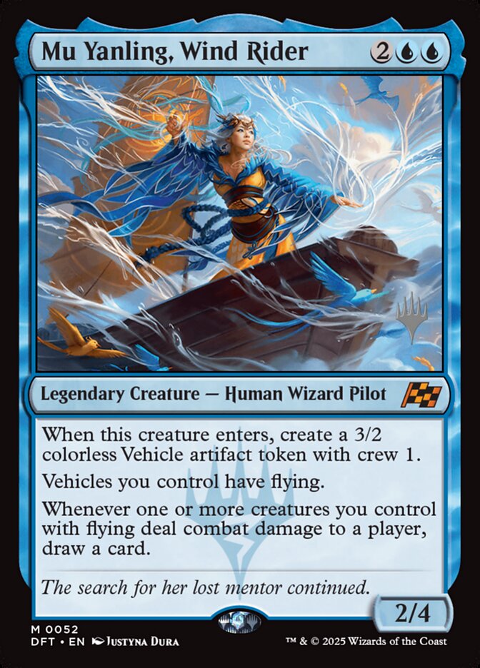 Mu Yanling, Wind Rider, Aetherdrift promos Card Art