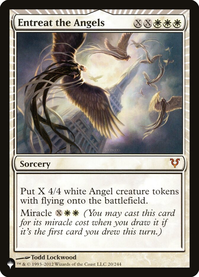 Entreat the Angels, The List Card Art