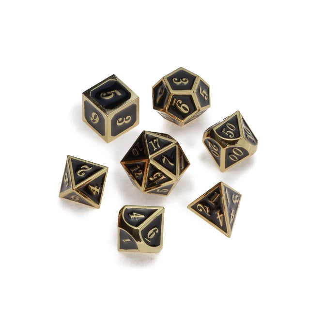 Greifenfels - Dice - Gold Series - Black