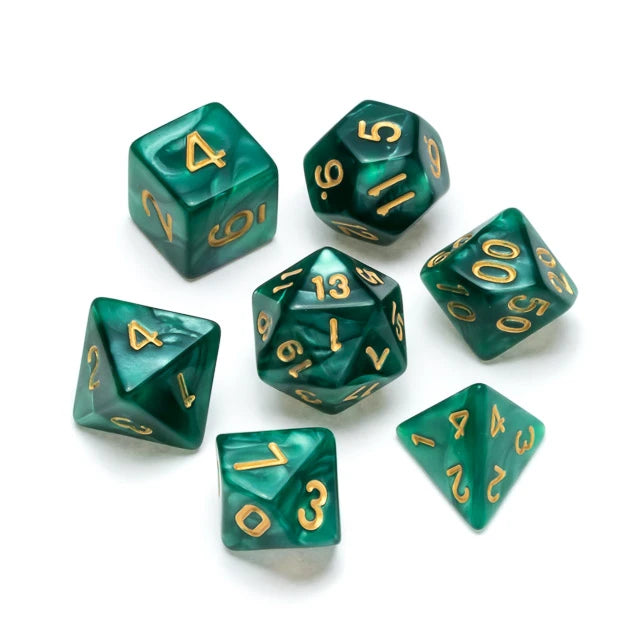 Greifenfels - Dice - Pearl Series - Dark Green