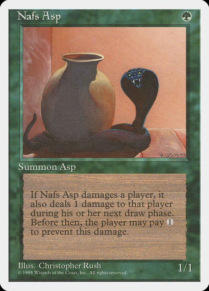 Nafs Asp, Fourth edition Card Art