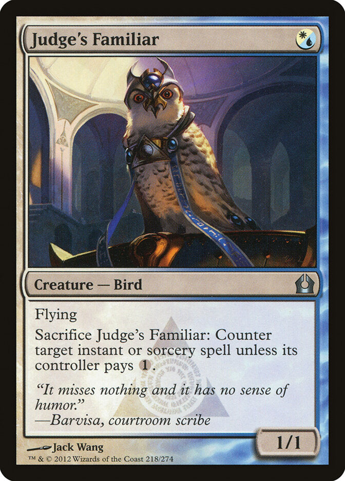 Judge's Familiar, Return To Ravnica Card Art
