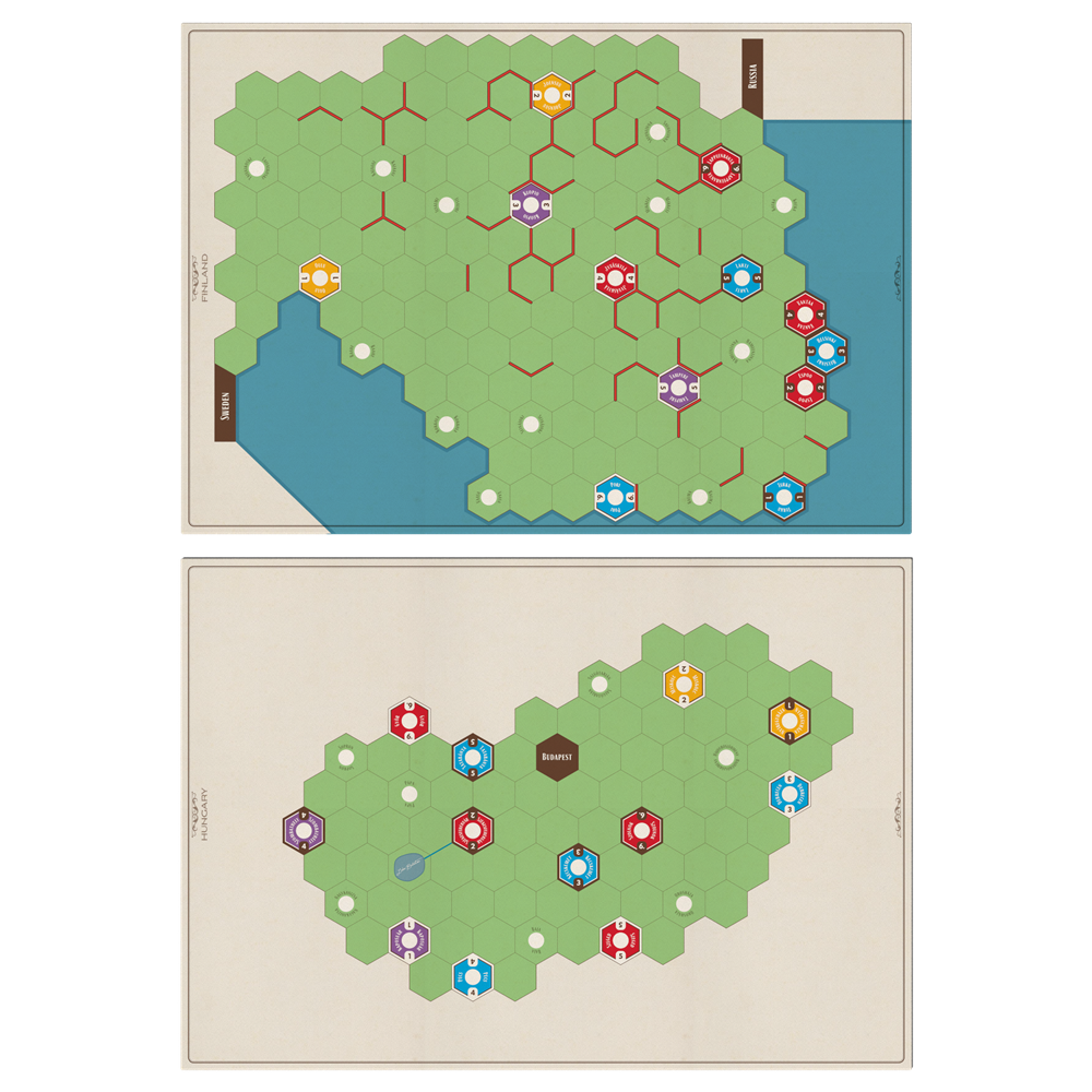 Age Of Steam: Deluxe - Expansion - Hungary &amp; Finland