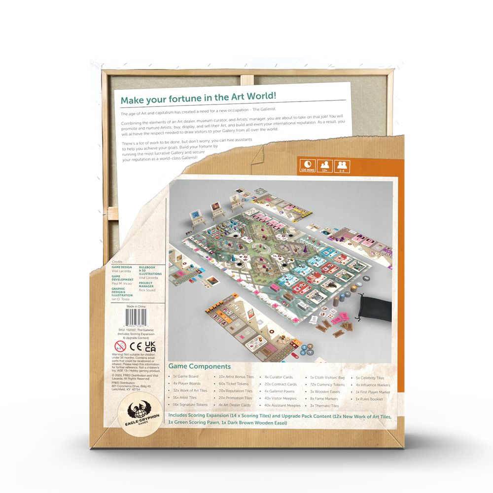 The Gallerist - Including Upgrade Pack &amp; Scoring Expansion