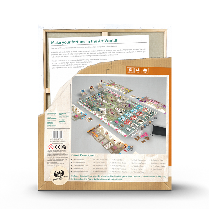 The Gallerist - Including Upgrade Pack &amp; Scoring Expansion