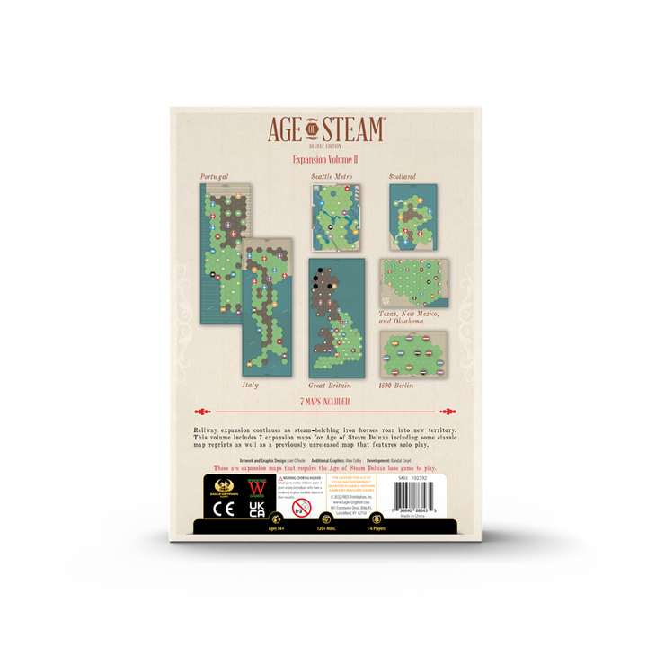Age Of Steam: Deluxe - Expansion - Volume II