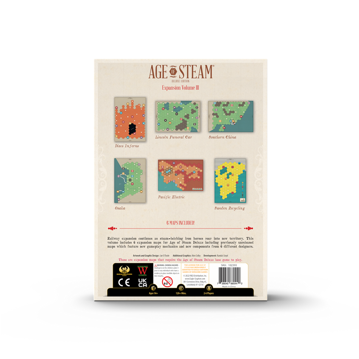 Age Of Steam: Deluxe - Expansion - Volume III