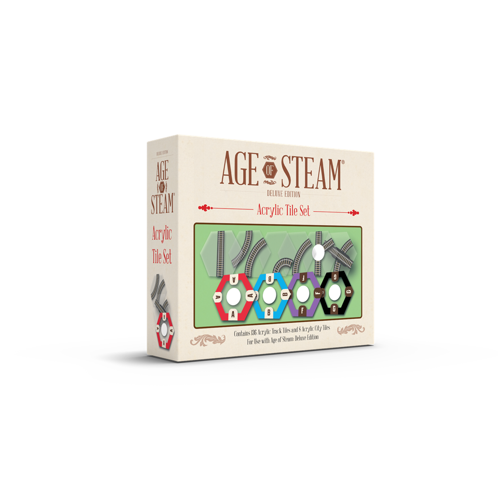Age Of Steam: Deluxe - Acrylic Track Tiles