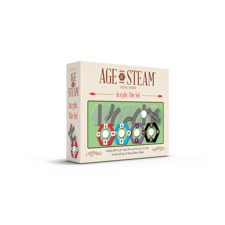 Age Of Steam: Deluxe - Acrylic Track Tiles