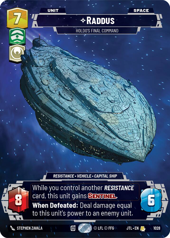 Raddus, Holdo&