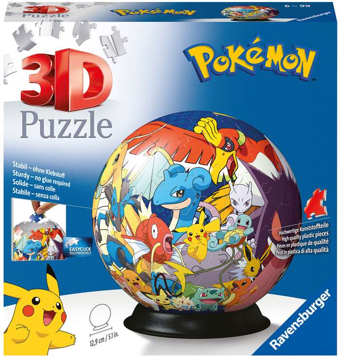 Ravensburger 3D Pussel: Pokémon
