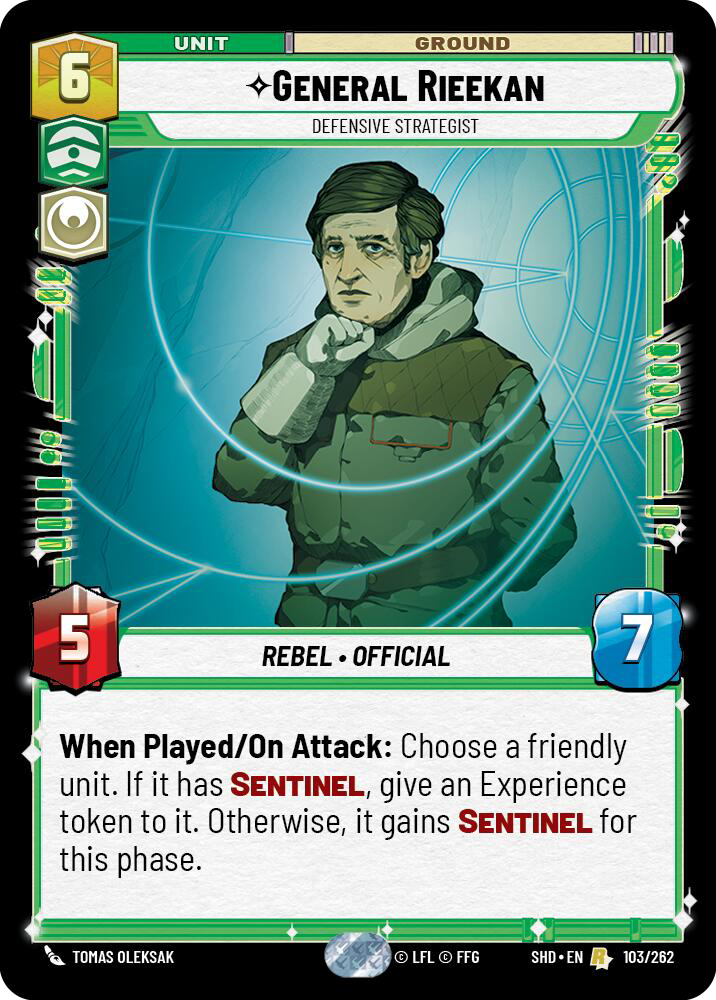 General Rieekan, Defensive Strategist - Foil