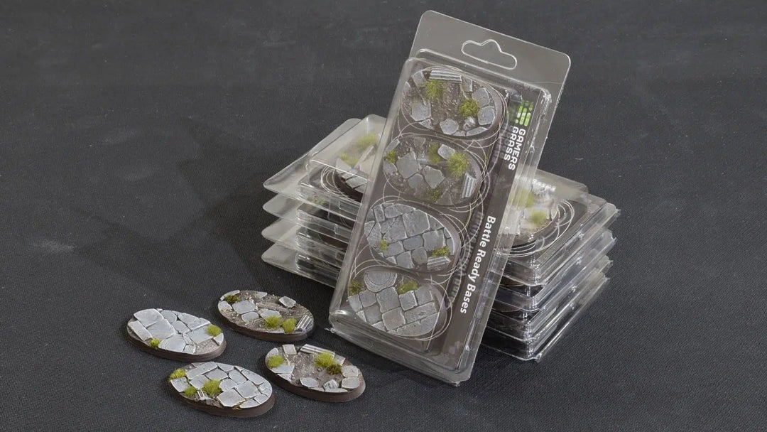 Gamers Grass - Battle Ready Bases - Temple - Oval 60mm (4st)