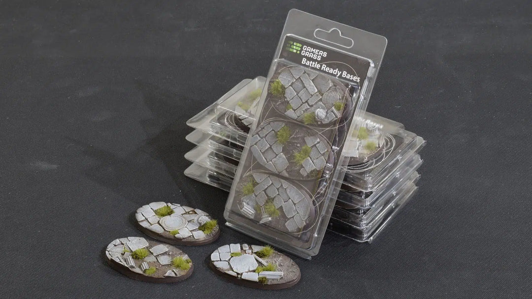Gamers Grass - Battle Ready Bases - Temple - Oval 75mm (3st)