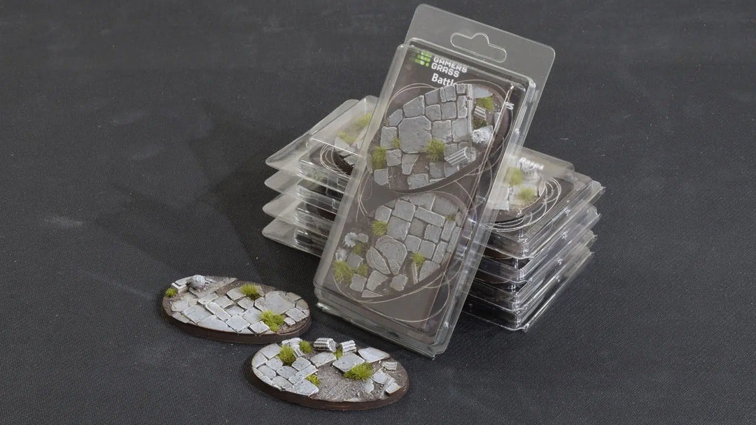 Gamers Grass - Battle Ready Bases - Temple - Oval 90mm (2st)